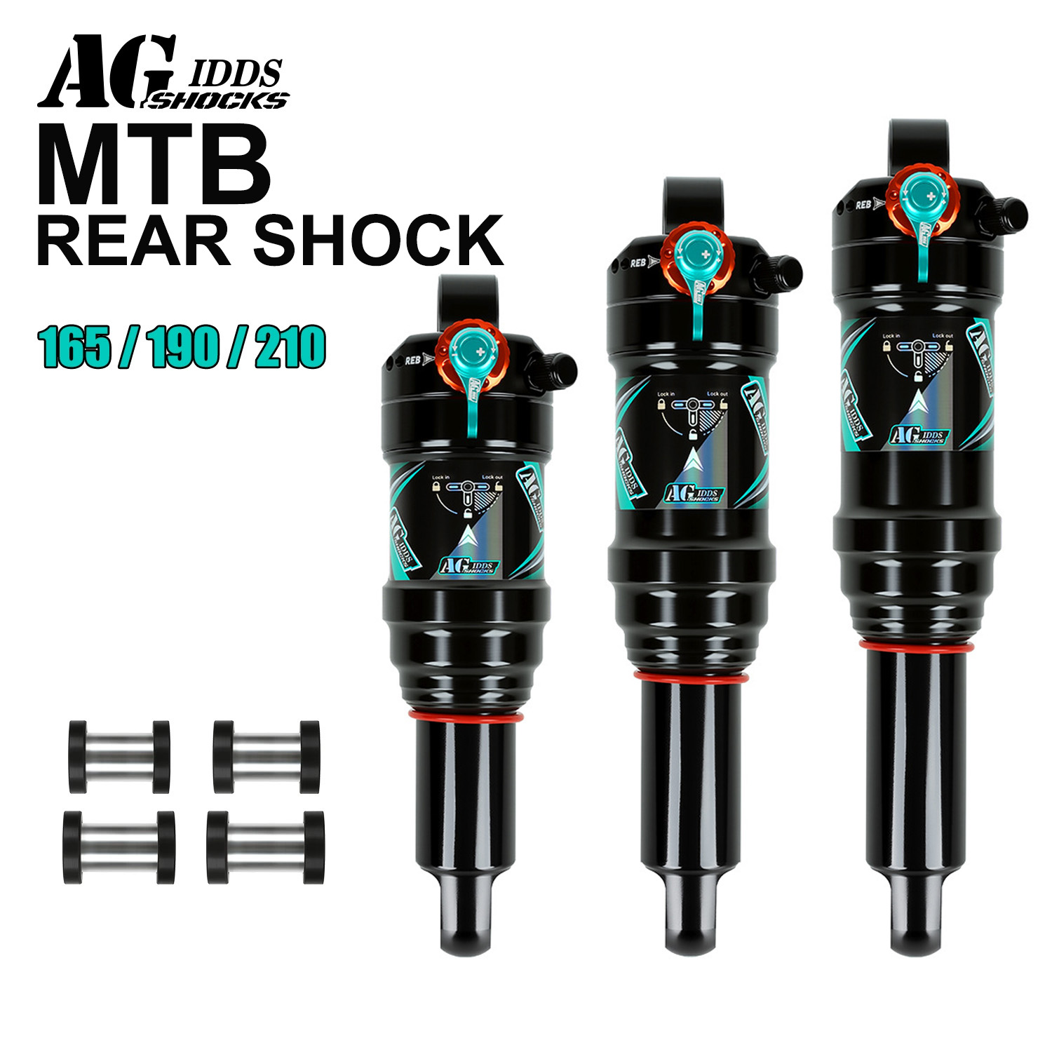 AGSHOCKS MTB Rear Shock Bicycl - đánh giá và giá Mountain Biking Downhill