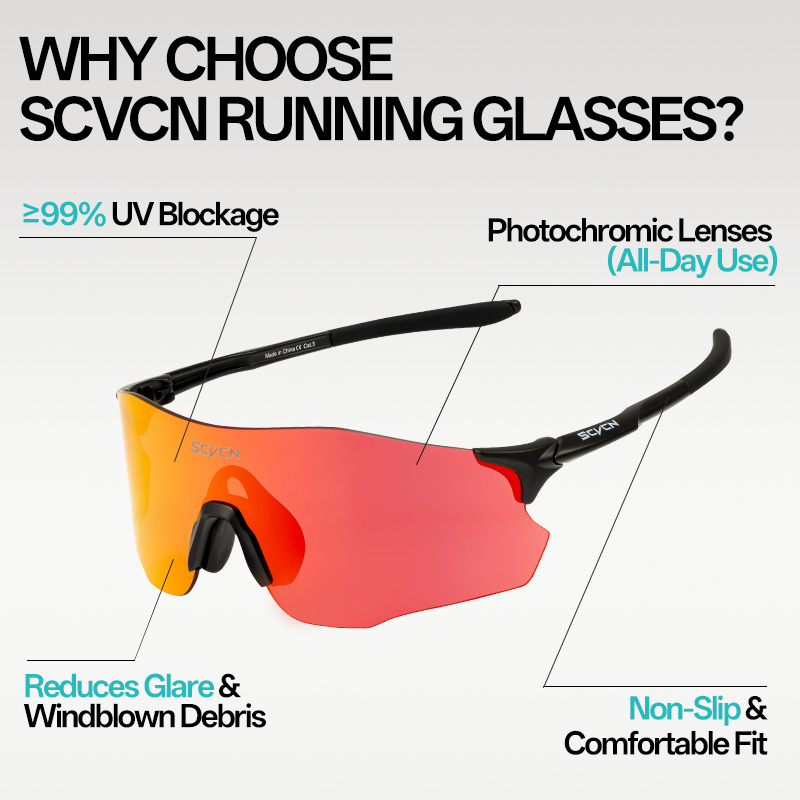 SCVCN Photochromic Rimless Sun - đánh giá và giá Mountain Biking A Sport