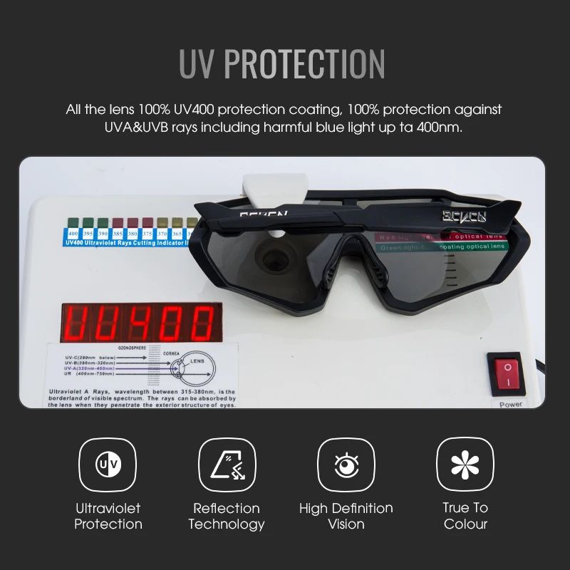 SCVCN Sunglasses Men UV400 Cyc - đánh giá và giá Mountain Biking A Sport
