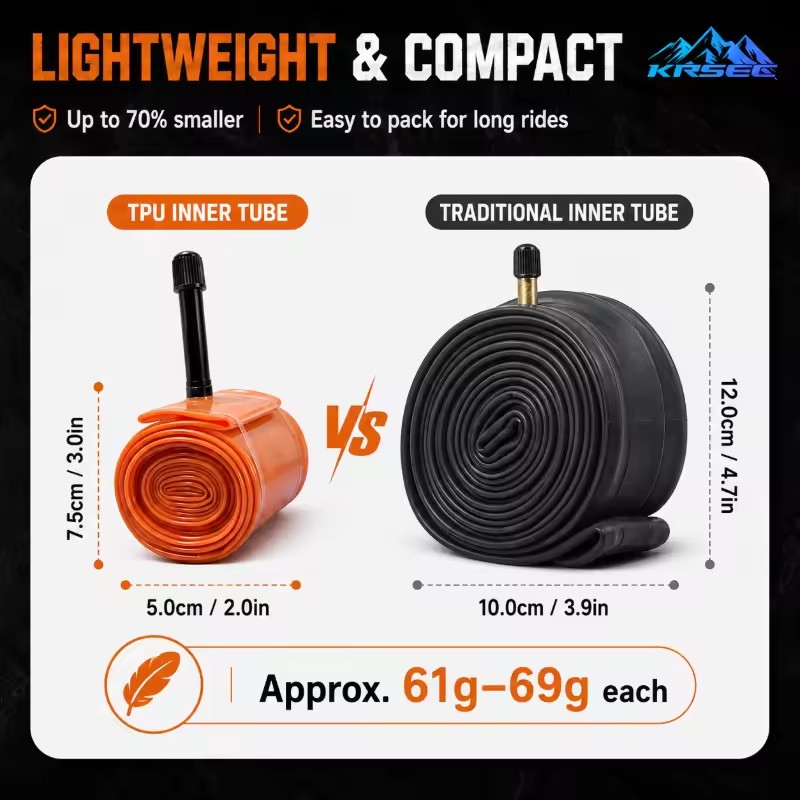 TPU Mountain Bike Inner Tube U - đánh giá và giá Mountain Biking Tube