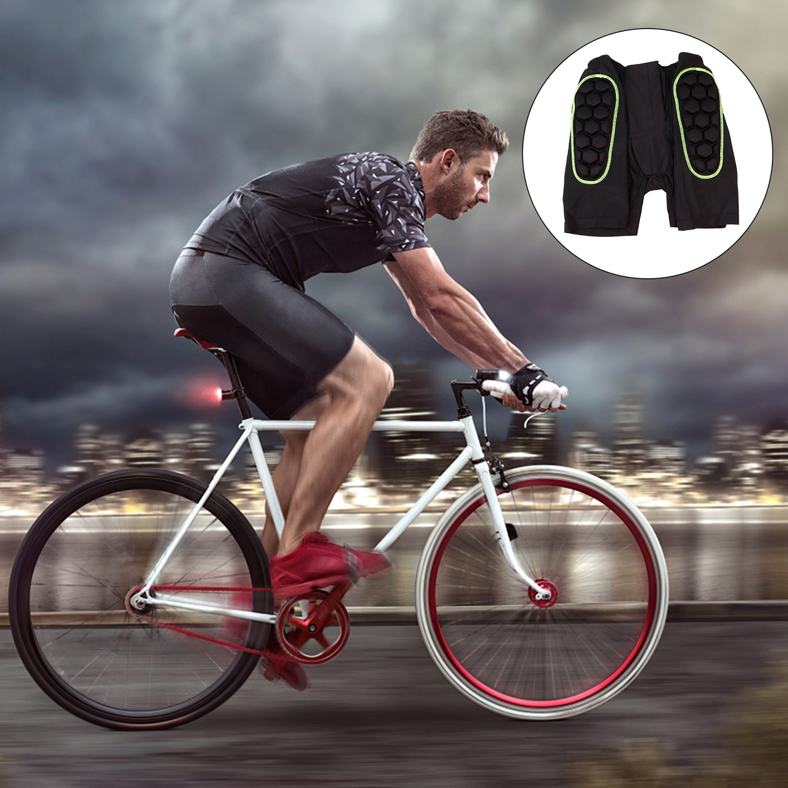 Mens Padded Cycling Shorts Bre - đánh giá và giá Mountain Biking Downhill