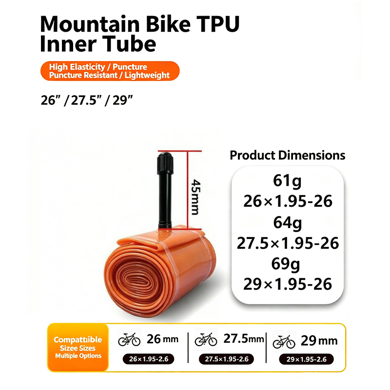 Mountain Bike TPU Inner Tube 2 - đánh giá và giá Mountain Biking Tube